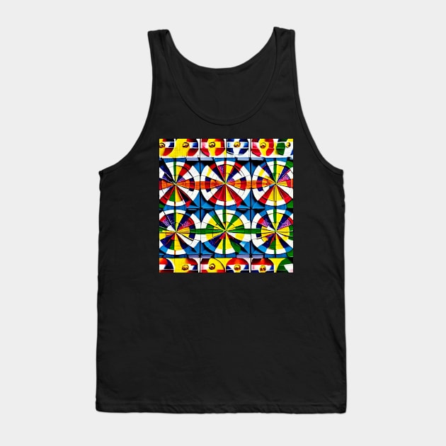 Dart Board Pop Art 3D Poppin Tank Top by Anticulture